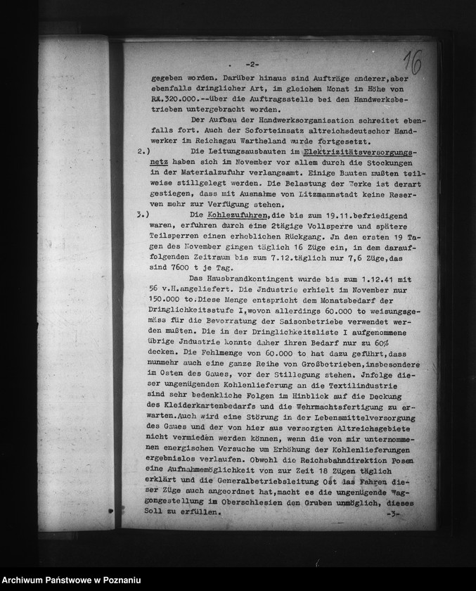 Obraz 20 z jednostki "Lageberichte der Abteilungen für die Zeit vom 1.10.1941. - 31.12.1941"