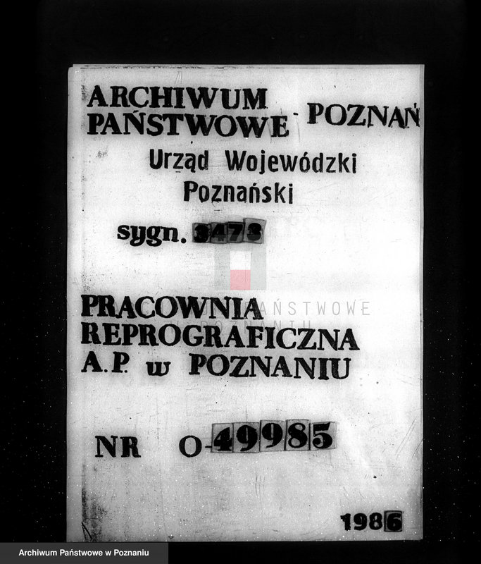 Obraz 1 z jednostki "Plan urządzania gospodarstwa leśnego majętności Borówkowo-Stare powiat. kościański"