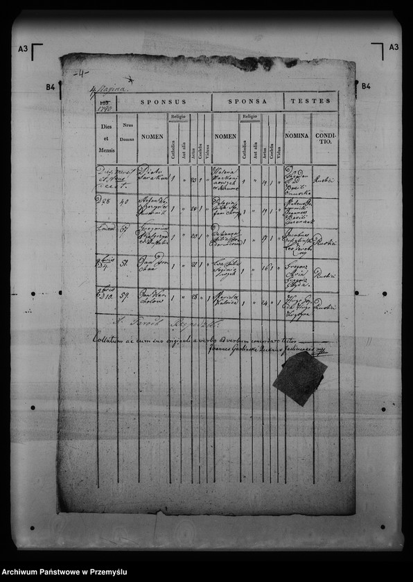 image.from.unit.number "[Kopie ksiąg metrykalnych parafii Turzańsk z filią Rzepedź (dekanat Łupków)]"