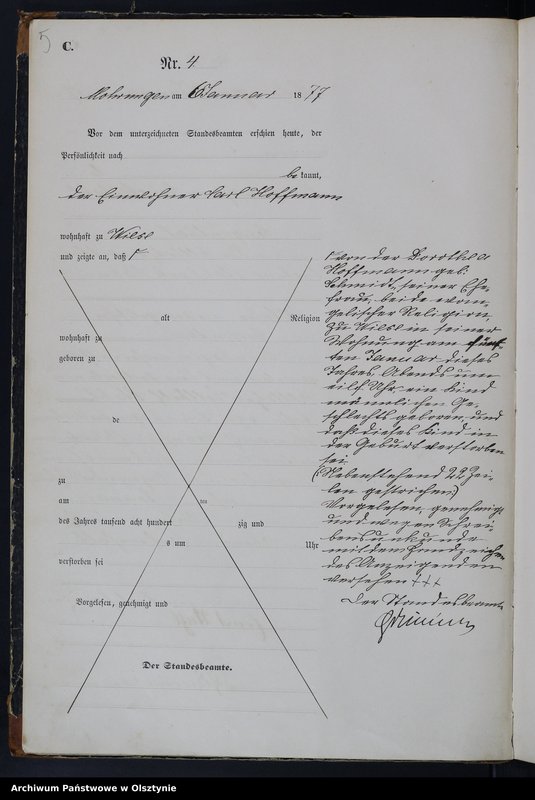 image.from.unit.number "Sterbe-Haupt-Register Nr 1 - 165"