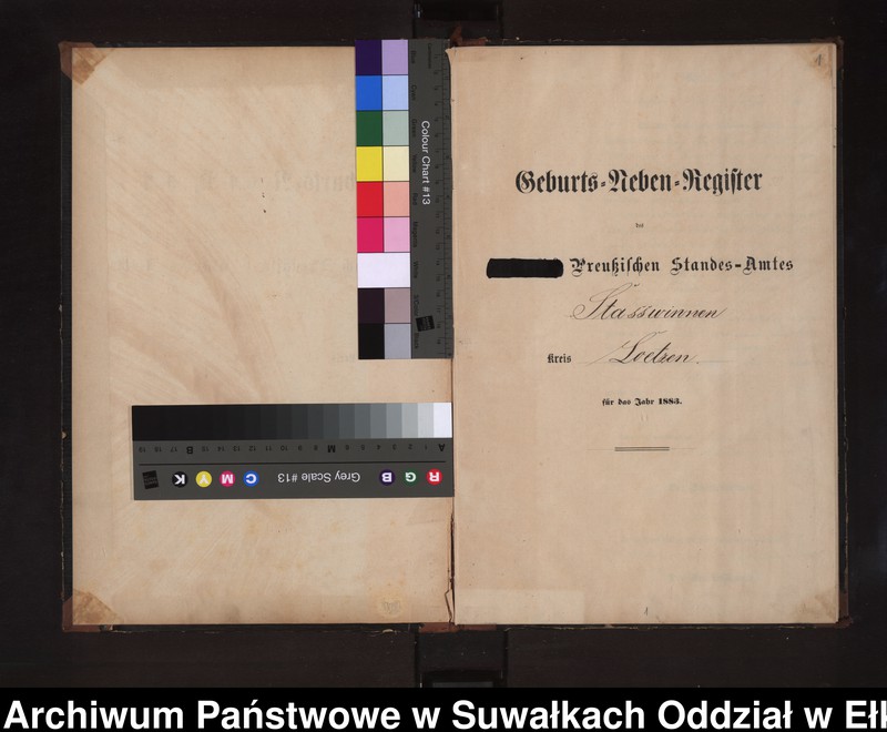 image.from.unit.number "Geburts-Neben-Register des Preussischen Standes-Amtes Stasswinnen Kreis Loetzen"
