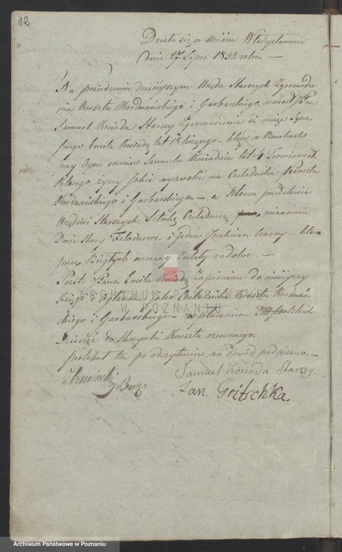 image.from.unit.number "Księga czeladników zgromadzenia kunstu korduainskiego i garbarskiego w mieście Władysławowie"