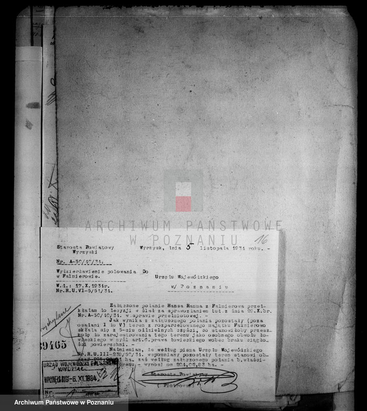 Obraz 20 z jednostki "Majątek Falmierowo powiatu wyrzyskiego polowanie"