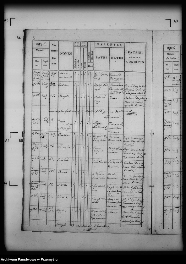 Obraz 10 z jednostki "[Kopie ksiąg metrykalnych parafii Łużek Dolny (dekanat Drohobycz)]"