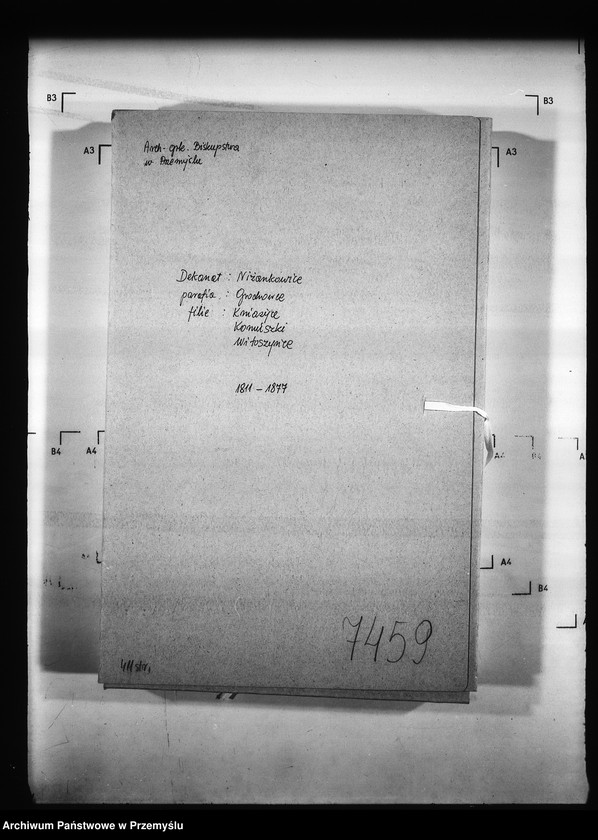 image.from.unit.number "[Kopie ksiąg metrykalnych parafii Grochowce z filiami Kniażyce, Koniuszki, Witoszyńce (dekanat Niżankowice)]"