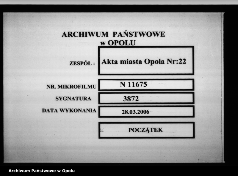 Obraz 1 z jednostki "Acta des Magistrats zu Oppeln betreffend die Einführung einer allgemeinen Gebäudesteuer Vol. II"