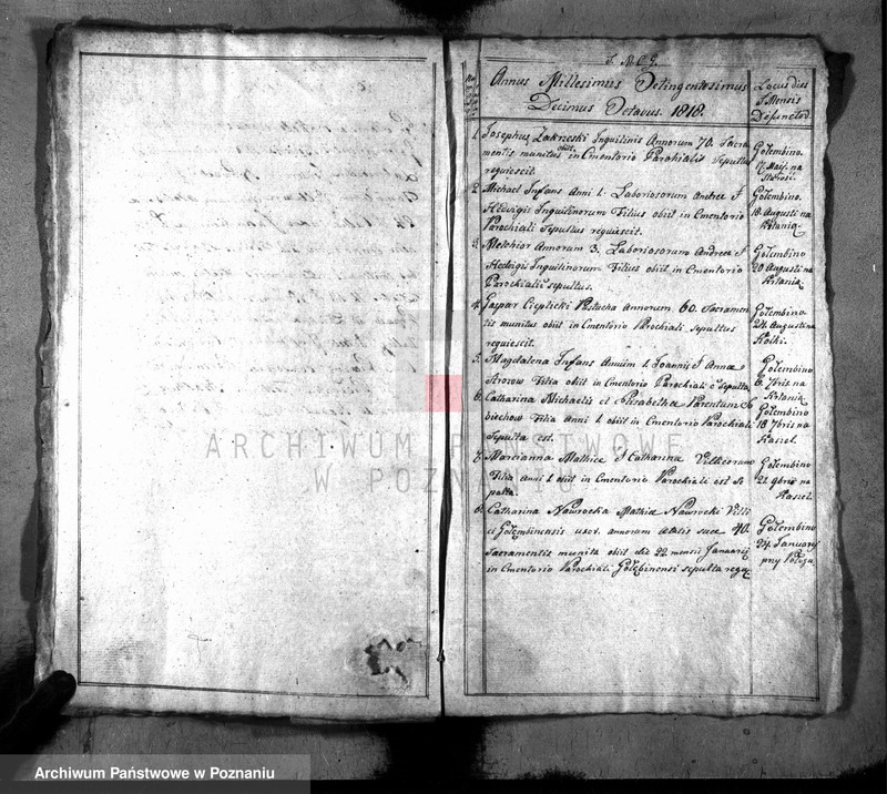 Obraz 8 z jednostki "Liber baptisatorum, copulatorum, mortuorum"