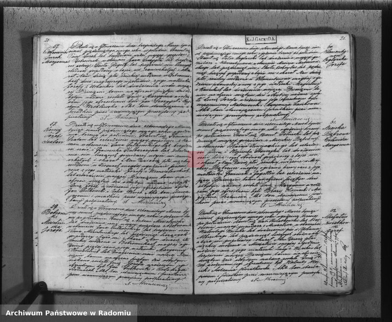 image.from.unit.number "Duplikat aktów religijno cywilnych urodzenia, małżeństw i zejścia w parafii Głowaczów 1858 r."