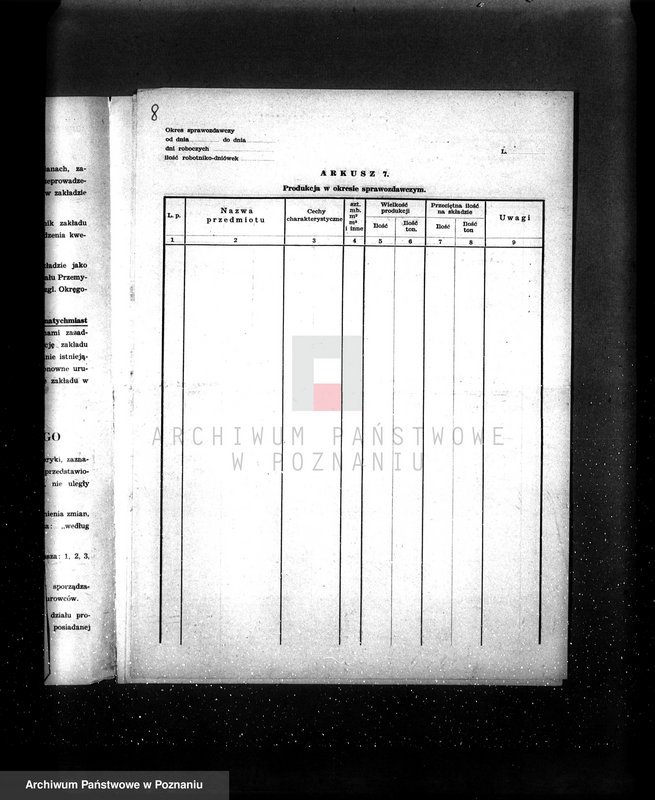 Obraz 12 z jednostki "Gazownia Miejska w Czarnkowie Kwestionariusze"