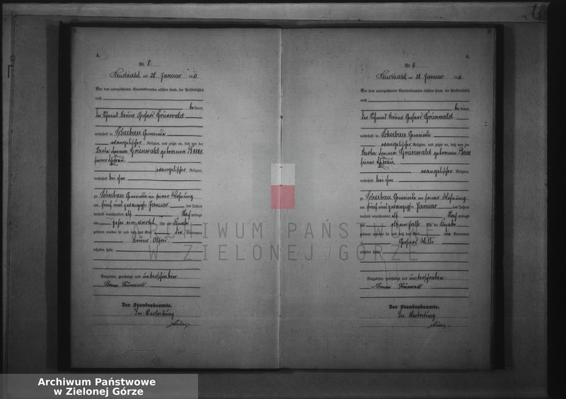 image.from.unit.number "Geburts-Haupt-Register 1911 vol. I No. 1 bis 84"