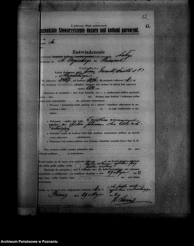 Obraz 18 z jednostki "Tartak J. Degórskiego w Pniewach powiat szamotulski nr woj. kotła 32"