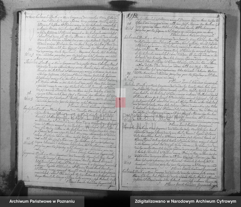 Obraz 7 z jednostki "Akta urodzeń, małżeństw, zgonu"