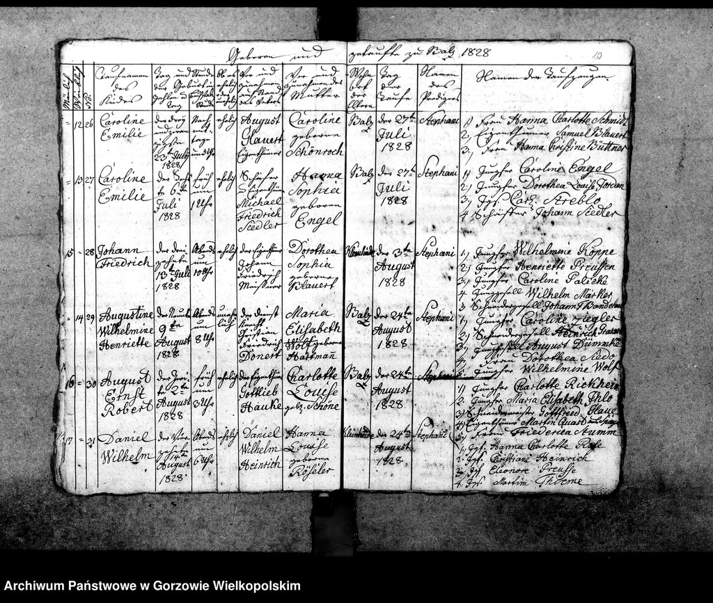 image.from.unit.number "Duplikate der Kirchenbücher von Balz: Balz (Białcz), Kleinheide Pszczelnik)"