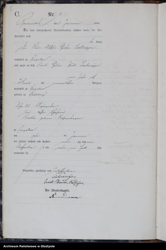 image.from.unit.number "Sterbe-Haupt-Register Nr 1 - 190"