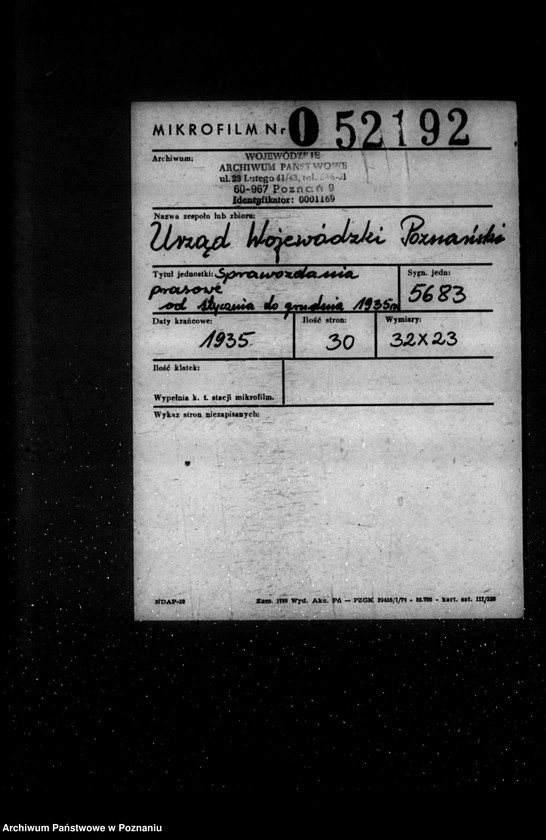 Obraz 2 z jednostki "Sprawozdania prasowe za czas od stycznia do grudnia 1935 r."