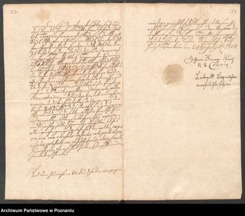 Obraz 20 z jednostki "Prothocollum nobilis officii consularis civitatis Posnaniae."