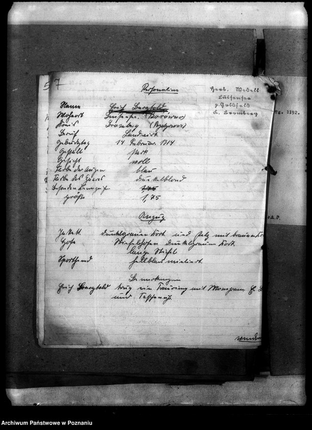 Obraz 11 z jednostki "Korespondencja w sprawie miejscowych Niemców, którzy zginęli w 1939 roku A - K"