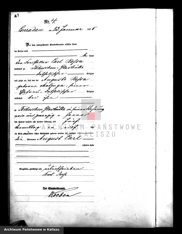 Obraz 8 z jednostki "[Księga urodzeń]"