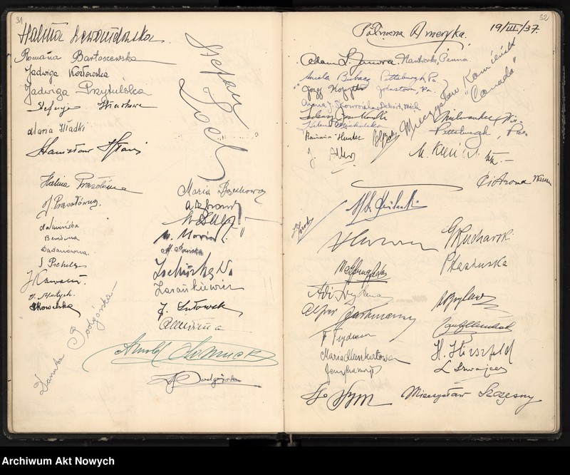 image.from.unit.number "Genialnemu Wirtuozowi Ignacemu Paderewskiemu w hołdzie - widzowie filmu "Sonata Księżycowa". Warszawa, kino "Cassino" 1937 (List dyrekcji kina, album podpisów widzów)"