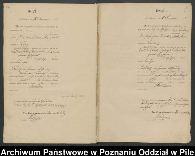 Obraz 10 z jednostki "Księga urodzeń"