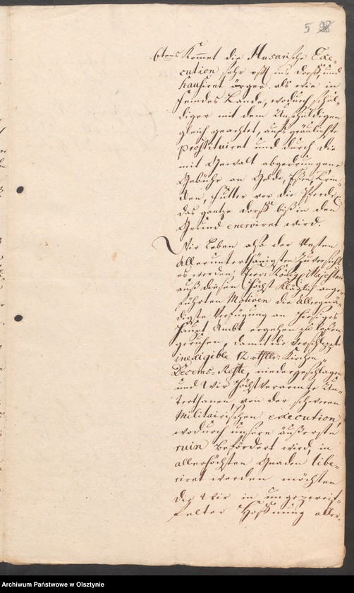 image.from.unit.number "In S. [Sachen] der Freyen von Groß-Zechen [Szczechy Wielkie] wegen restirenden Decems"