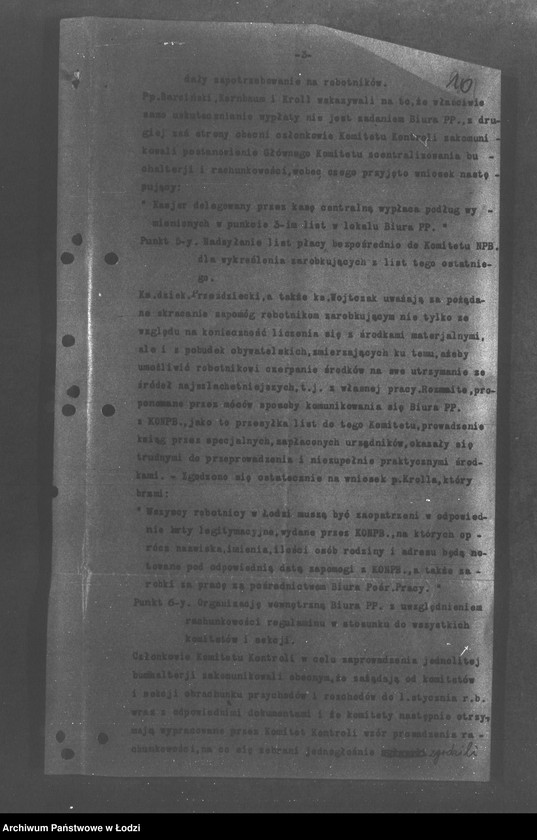 Obraz 13 z jednostki "Korespondencja różnych z Sekcją Zaprowiantowania Miasta"