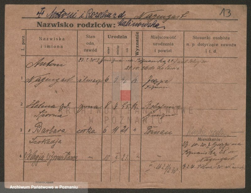 Obraz 13 z jednostki "Nagelfeld - Najgrakowski"