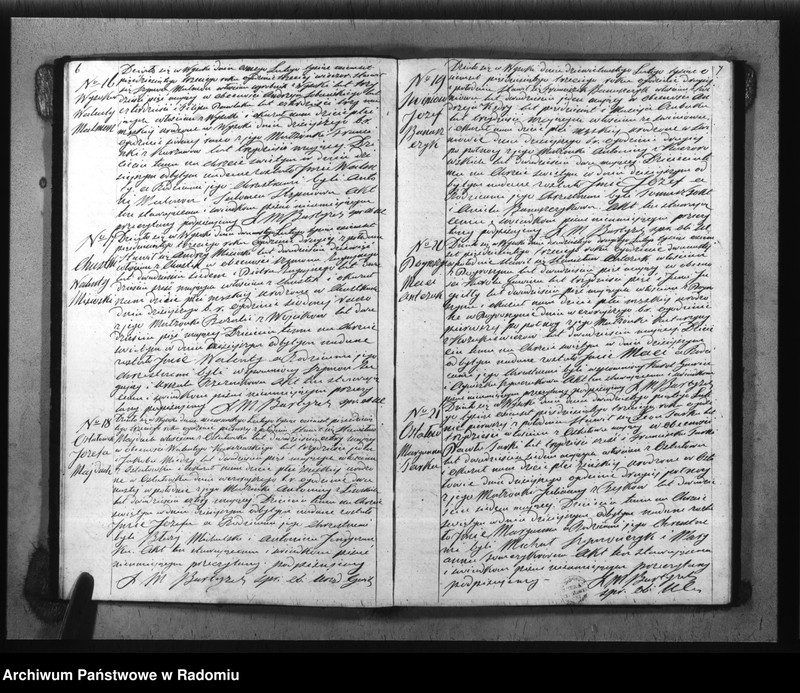 image.from.unit.number "Duplikat akt Religijno - Cywilnych Urodzonych, Zaszlubionych i Zmarłych Kościoła Parafij Wysoka za rok 1853 spisanych"