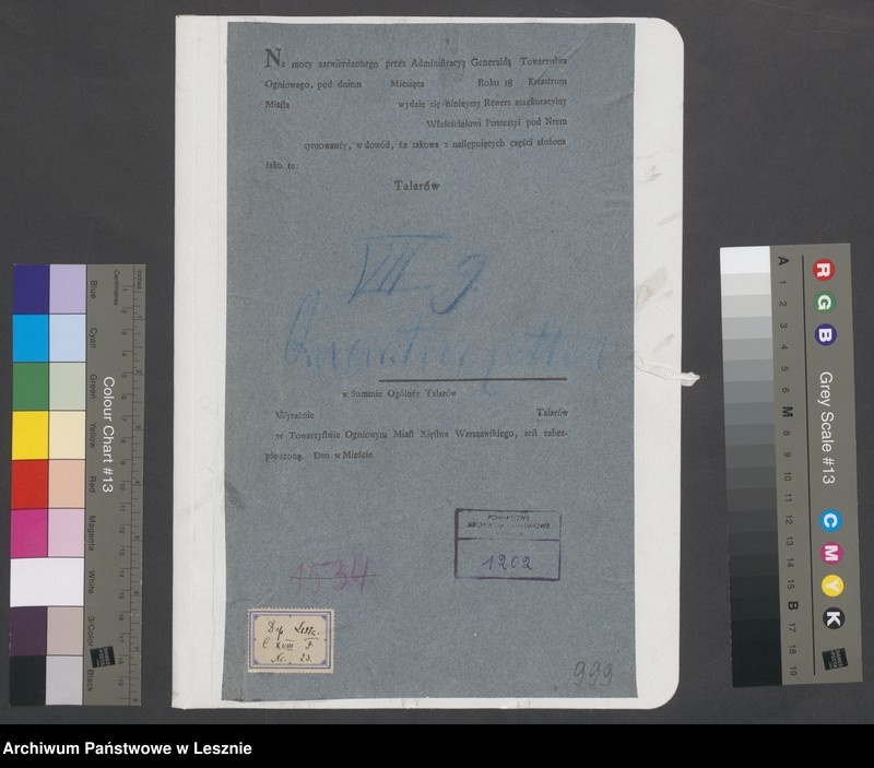 Obraz 2 z jednostki "[Quartierungszettel]"