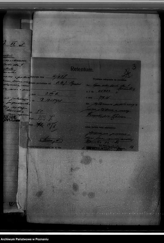 Obraz 7 z jednostki "Majętność /leśna/ Gorzycziki powiat kościański"