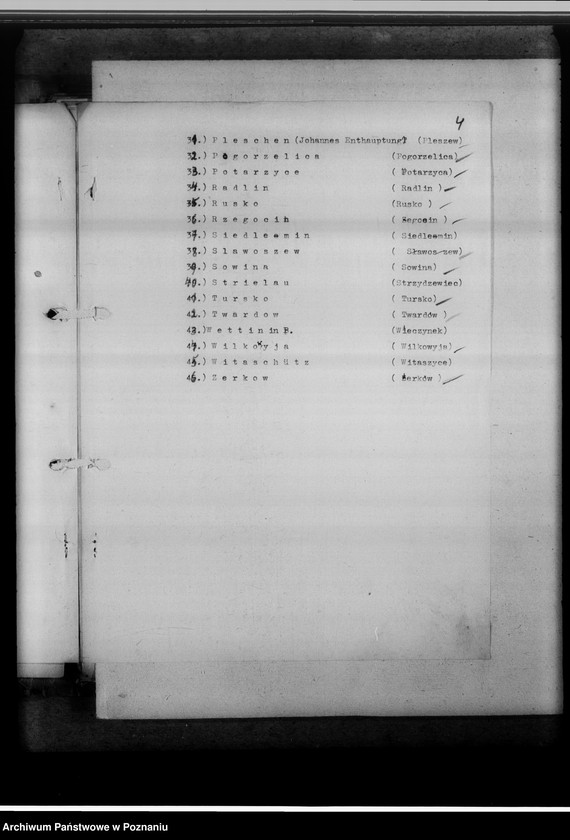 Obraz 8 z jednostki "Einziehungsprotokolle [ksiąg kościelnych] Kreis Jarotschin [powiat jarociński]"