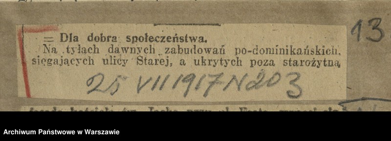 image.from.unit.number "Ulice: Srebrna, Stara, Stara Dominikańska"