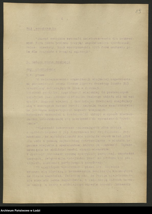 Obraz 20 z jednostki "Biuletyny Referatu Sprawozdawczego Komitetu Centralnego t. 2"