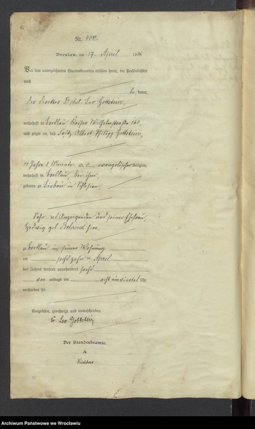 image.from.unit.number "Sterbe-Haupt-Register Breslau IV 1906 Band 2"