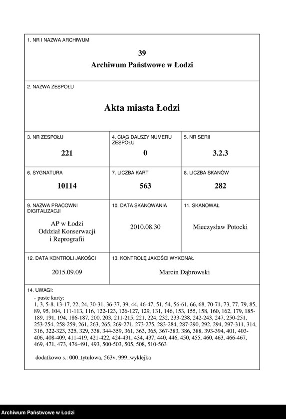 Obraz 1 z jednostki "[Księga ludności stałej m. Łodzi guberni piotrkowskiej nr domu 788-792d]"