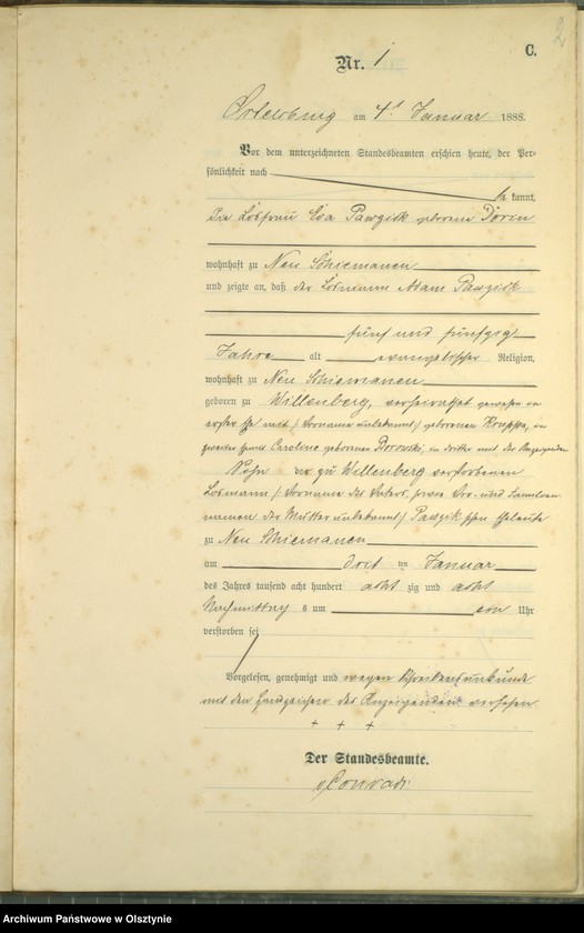 image.from.unit.number "Sterbe-Haupt-Register Nr 1 - 75"