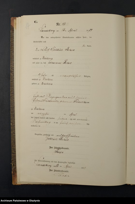 image.from.unit.number "Sterbe-Neben-Registre Nr 1 - 40"