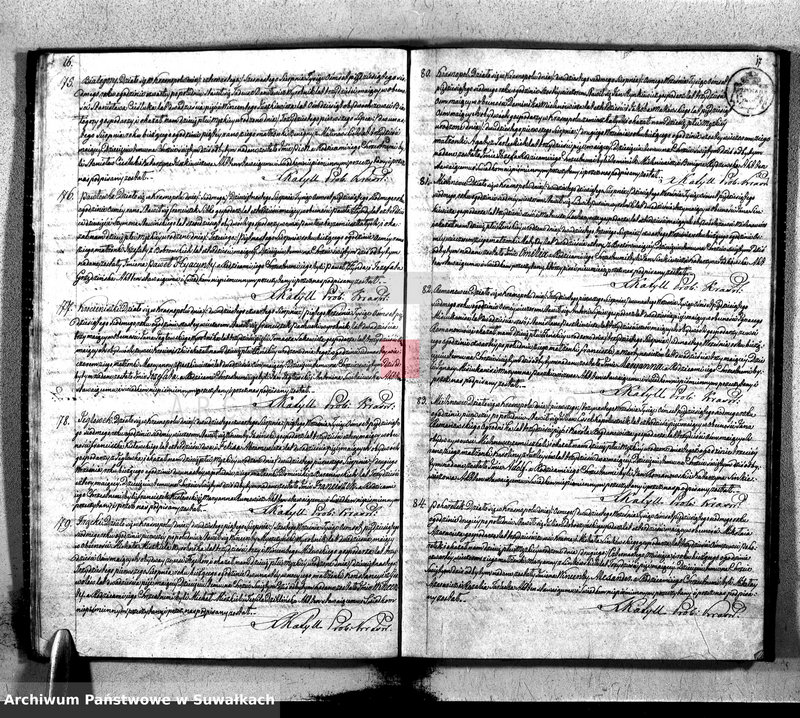 image.from.unit.number "Dupplikat Urodzonych, Zaślubionych i Umarłych Parafii Krasnopolskiej 1857 roku."