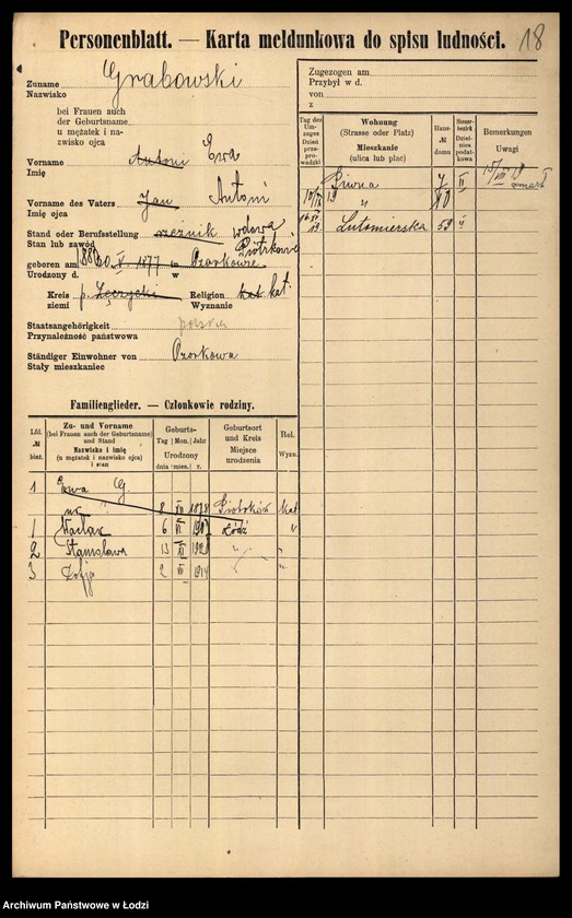 image.from.unit.number "[Spis ludności Łodzi] Grabowska - Graczuchin"