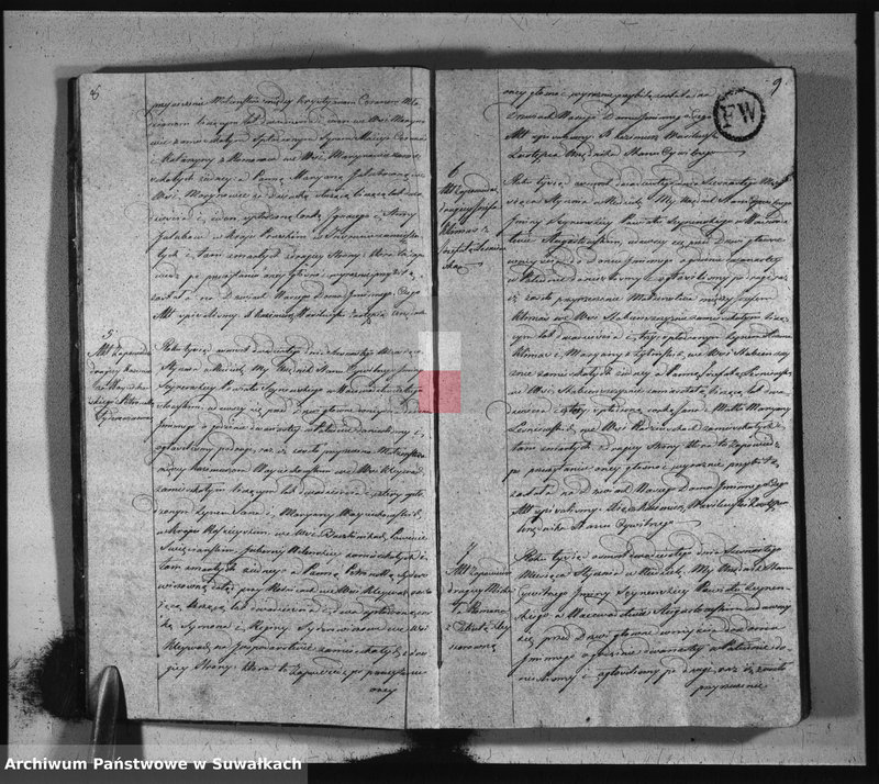 image.from.unit.number "Akta zaślubionych stanu cywilnego gminy seyneńskiey od 1-go stycznia 1820 roku."