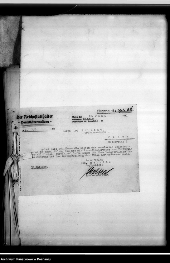 Obraz 5 z jednostki "Für die Ganselbstrerwaltung angefertigte Vermisstenlisten"