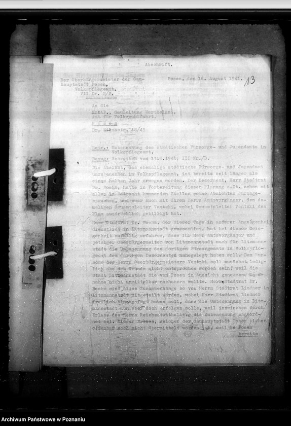 Obraz 17 z jednostki "Volkspflegeamt"