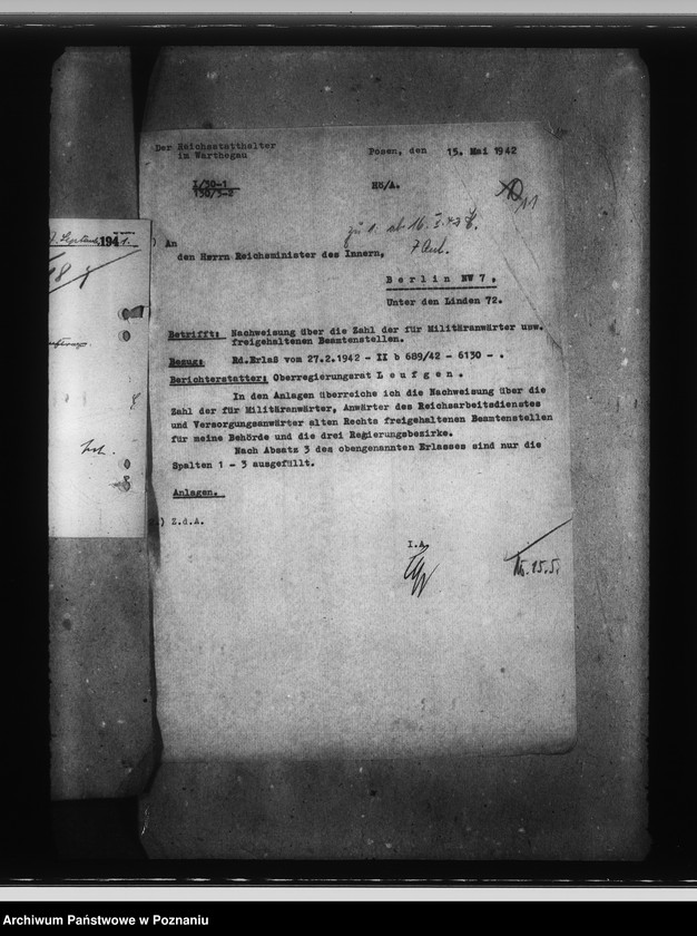 Obraz 15 z jednostki "Nachweisung der Militäranwärter"