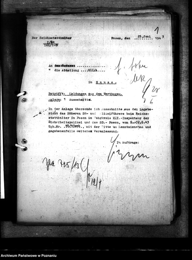 Obraz 5 z jednostki "Lageberichte über Wohnungs - und Siedlungswesen"