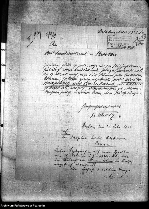 Obraz 17 z jednostki "Zapotrzebowanie sztucznych nawozów w poszczególnych powiatach na wiosnę 1919"