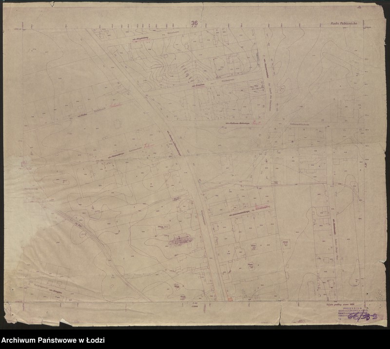 Obraz 2 z jednostki "Plan miasta Rudy Pabianickiej Sekcja 36"