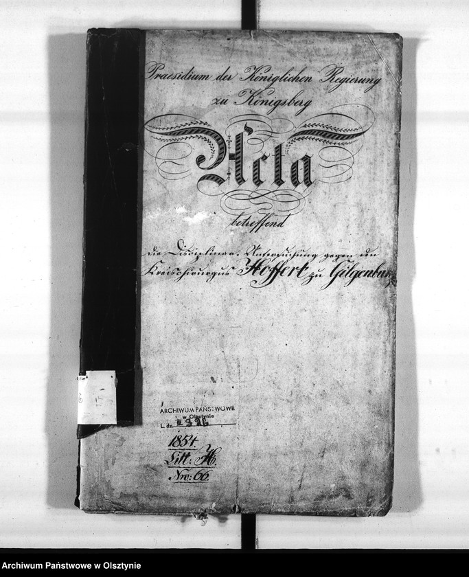 image.from.unit.number "Disziplinar-Untersuchung gegen den Kreischirurgus Hoffer zu Gilgenburg"
