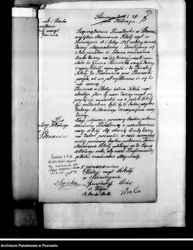 Obraz 16 z jednostki "Szkoła Powszechna- Sośniczyn, powiat Krotoszyn"