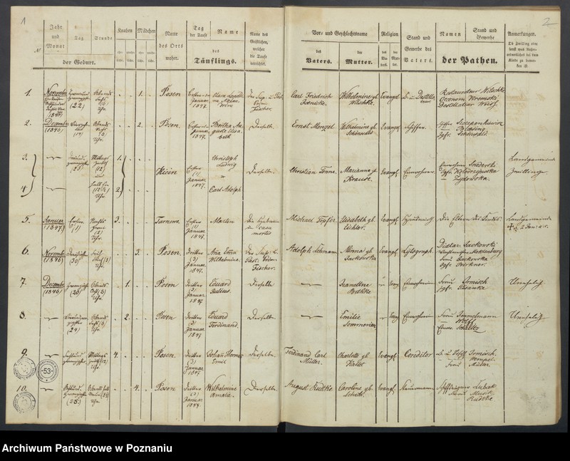 Obraz 4 z jednostki "[Akta urodzeń i chrztów, zapowiedzi i ślubów, zgonów i pogrzebów]"