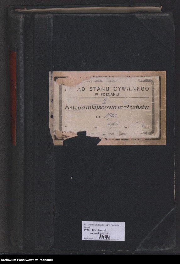 Obraz 2 z jednostki "Księga miejscowa małżeństw tom II [Rejestr główny małżeństw]"